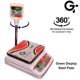 GRAMTECHNOLOGY GT Scale Capacity 50kg Pole Digital Weight Machine Table Top Weighing for Shop Weighing Scale image 5