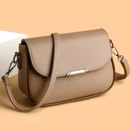 Beige Women Sling Bag Women's stylish All-Match Small Square Sling Bag-27
