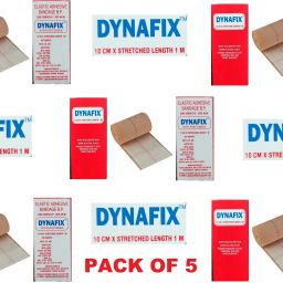 Elastic Adhesive Bandage B.P 10CM * Stretched Length 1M (Pack Of 5) Crepe Bandage-image-72