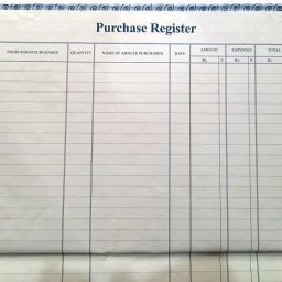 Purchase Record Register - 50 Pages Long - 40 entry Per Page - Pack of 2 Purchase Register 1-Part Purchase Register-27