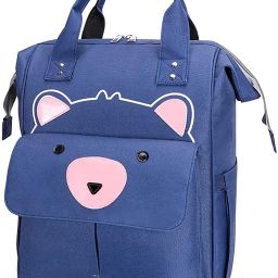 Bear Print Baby Diaper Bag Maternity Backpack-41X18X25.5 Cm NA-image-85