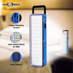 make ur wish High Quality 42 High-Bright SMD LED with Android Charging Support Home Usage 7 hrs Lantern Emergency Light image 2