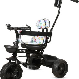 kids Tricycle Cycle for Kids Cycle for Baby with Parental Control Storage Basket R1 WHEEL SC2 Tricycle-image-31