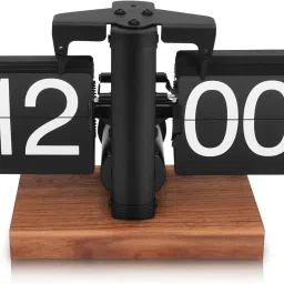 Digital Black, White Clock-18