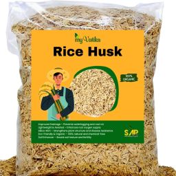 Rice Husk |100% Organic Mulch & Soil Enhancer for Gardening, Potting Soil Husk-image-80