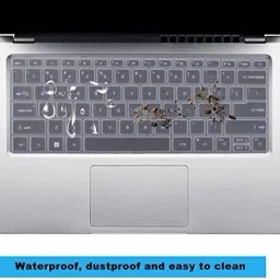 Saco Clear,Laptop Keyboard Protector Cover Compatible with Acer Swift Go 14 | Acer Swift 3 14 inch Laptops [Fingerprint Cut] Keyboard Skin image 5
