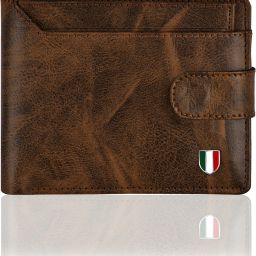 Men Casual, Formal Brown Artificial Leather Wallet - Mini-image-8