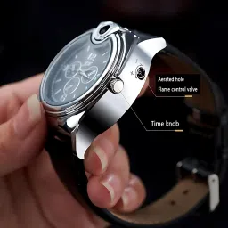vedara ® JH Watch Flame Lighter 2 in 1 Watch With Inbuilt Flame Lighter Stylish Watch For Everyday Usage Pocket Lighter image 4