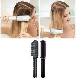 WunderVoX Hair Straightener Brush, Hair Straightener and Curler 2 in 1 IVI-45LP-Hair Straightener Brush, Hair Straightener and Curler 2 in 1 Hair Styler-image-8