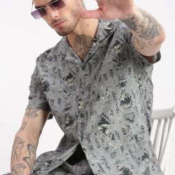 Shirt Regular Shorts Co-ords Set-image-94