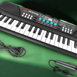 A392 Musical Sound Toys 37 Key Piano Keyboard Toy with Recording and Mic A392 Musical Sound Toys 37 Key Piano Keyboard Toy with Recording and Mic Analog Portable Keyboard-26