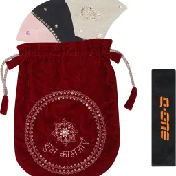 Anti-Pollution, Anti-Bacterial (BFE>99%) 4 Layer Embroidered, Designer, Fashionable & Protective 100% Cotton Cloth Face Mask Combo for Women with Size Adjustable Mask Strap & Mask Bag Gift_Pack_Women Reusable, Washable Cloth Mask-3