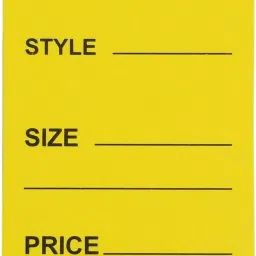 1 Part Printed Garment Price Paper Tag 1000pcs Paper Label-11