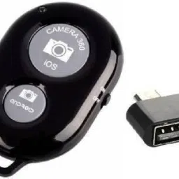 Rexalt Camera Wireless Bluetooth Remote Controller Shutter For Selfie Stick-Tripod-Smart Phone Camera Remote Control (Multicolor) with OTGCamera Remote Control-28