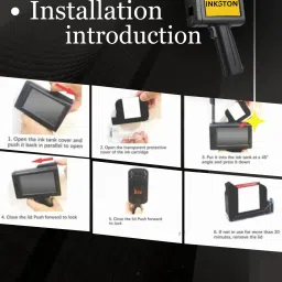 inkston IST555U MRP,BAR COD, DATE , manufacturing 12.7 mm Handheld Inkjet Printer Handheld Data Collector image 3