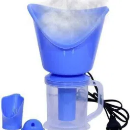 Charu Electric Steamer For Facial And Cold And Cough/Vaporizer Machine / 3 In 1 Steam Sauna Regular Vaporizer (Blue, Transparent) Vaporizer-image-26