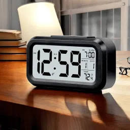 Digital Black Clock-28
