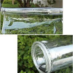 Blind Roll Waterproof Window Curtains Transparent Outdoor Tent - For ,Balcony 5W x 10L Clear, 500 GSM Rain Sun Dust Privac-image-19