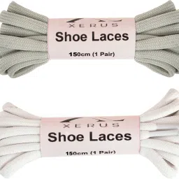 XERUS Shoe Laces Round Light Grey White 150cm shoe lace for Boot sport Hiking shoes Shoe Lace-image-78