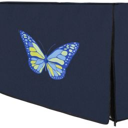 JM Homefurnishings Padded Cover, Dust Cover, etc. for 32 inch Computer Monitor, TV, LCD Monitor, etc. - LEDPBlueJJ0132IN-image-3