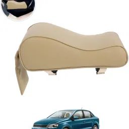 Universal Beige Arm Pain Releif Armrest/Handrest With Phone Holder For Car-21 Car Armrest Cover-image-94