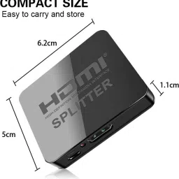 Tobo TV-out Cable 4K HDMI Splitter 1 x 2, 1 Input 2 Output HDMI Amplifier Switcher TD-442H image 2