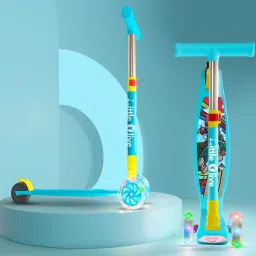 Tikes New Adjustable Scooter with LED Lights, Foldable Design, Extra Wide Brakes-picture-6