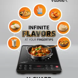 v-guard 1600 W Induction Cooktop Push Button image 2
