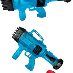 Lighting Mortar Bubble Gun for Kids Boys and Girls -3.14 Years-Multi Colour Water Gun-11