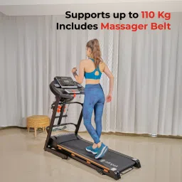 FT100M 3.25HP Peak Max Weight:110Kg & 12 Preset Program For Home Gym Treadmill-11