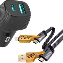 65 W Qualcomm 3.0 Turbo Car Charger-image-85