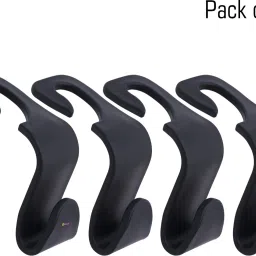 Car Backseat Head Rest Hook/Hanger, Plastic Storage Holder for Groceries, Handbags, Coat, Purse and Bags Car Storage Bag & Bin-23