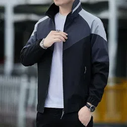Mia Fashion UPF 50+ Men's Sunscreen Jacket – Lightweight, Breathable, Full Sleeve Fit Colorblock Men Wind Cheater-image-97