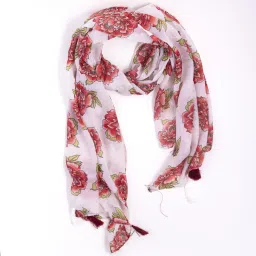 Chiffon Printed White Women Dupatta-image-93