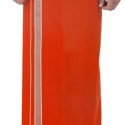 Finito FA_Dhoti_Kaavi Solid Men Dhoti-image-97