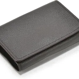 Men & Women Casual Black Artificial Leather RFID Card Holder-picture-18