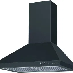 HOOD CONICO PLUS BF BK 60,800m3/hr, 2 Baffle Filters Wall Mounted Black 800 CMH Chimney-49