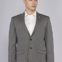 Men SB 2BTN NOTCH LAPEL BASIC 2PCS-CNT FIT Solid Suit-image-19