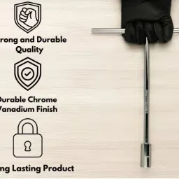 padmakshi 7PC T Handle Set 7PC T Handle Set (Sizes-7mm,8mm,10mm,11mm,12mm,13mm,14mm) Single Sided T Type Wrench image 3