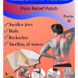pain relief Plaster patch (10 SHEET) Heat Patch Garam-Patti Plaster & Patch First Aid Tape-image-81