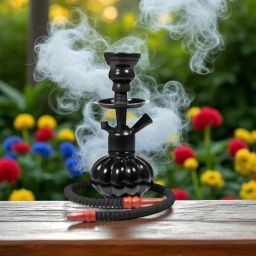 SmokeBliss Compact Hookah Set 16 inch Iron Hookah-image-4