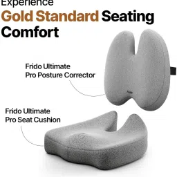 frido Ultimate Pro Seat Cushion & Posture Corrector Backrest Combo Back / Lumbar Support image 2