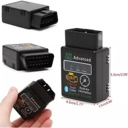 earth infotech New & Advanced OBD Bluetooth Auto Scanner OBDII 2 Car ELM 327 OBD Reader image 3