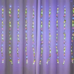 200 LEDs 3 m Multicolor Flickering Leaf Rice Lights-15