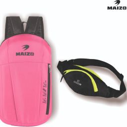 Small Backpack with 3-Zip Waist Bag / Fanny Pack-image-79