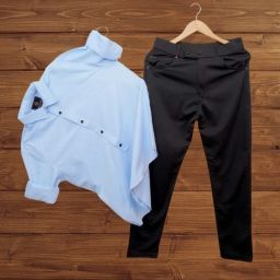 Men Linen Blend Shirt Pant Set-image-26