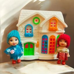 Doll House Play Set for Girl Boys and Kids-image-10