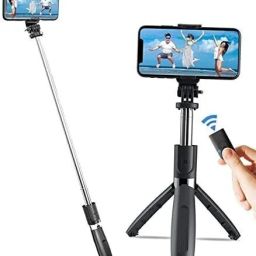 USTINE Bluetooth Selfie Stick with Wireless Remote And Extended Tripod Stand Bluetooth Selfie Stick-image-98