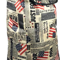 Shopping Trolley Bag (American Flag) Luggage Trolley-image-97