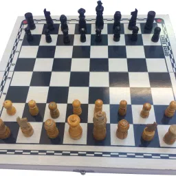 WOODEN CHESS BOARD WITH COINS A1 QUALITY 37 cm Chess Board-picture-13